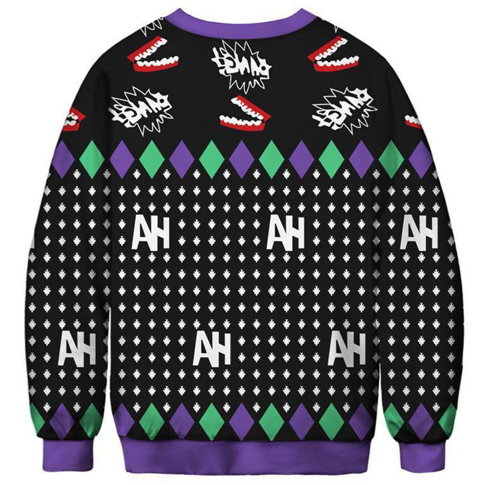 Ugly Christmas Xmas Women Men Sweatshirt Sweater Pullover Blouse Top