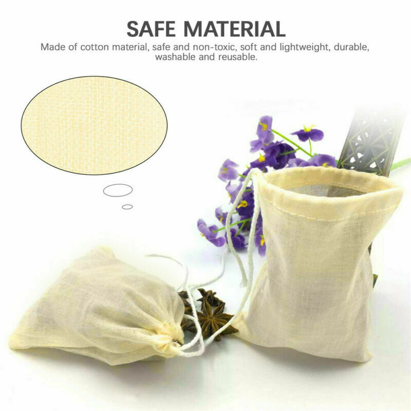 3x Organic Cotton Cheese Cloth Food Straining Butter Gauze Cooking Draining