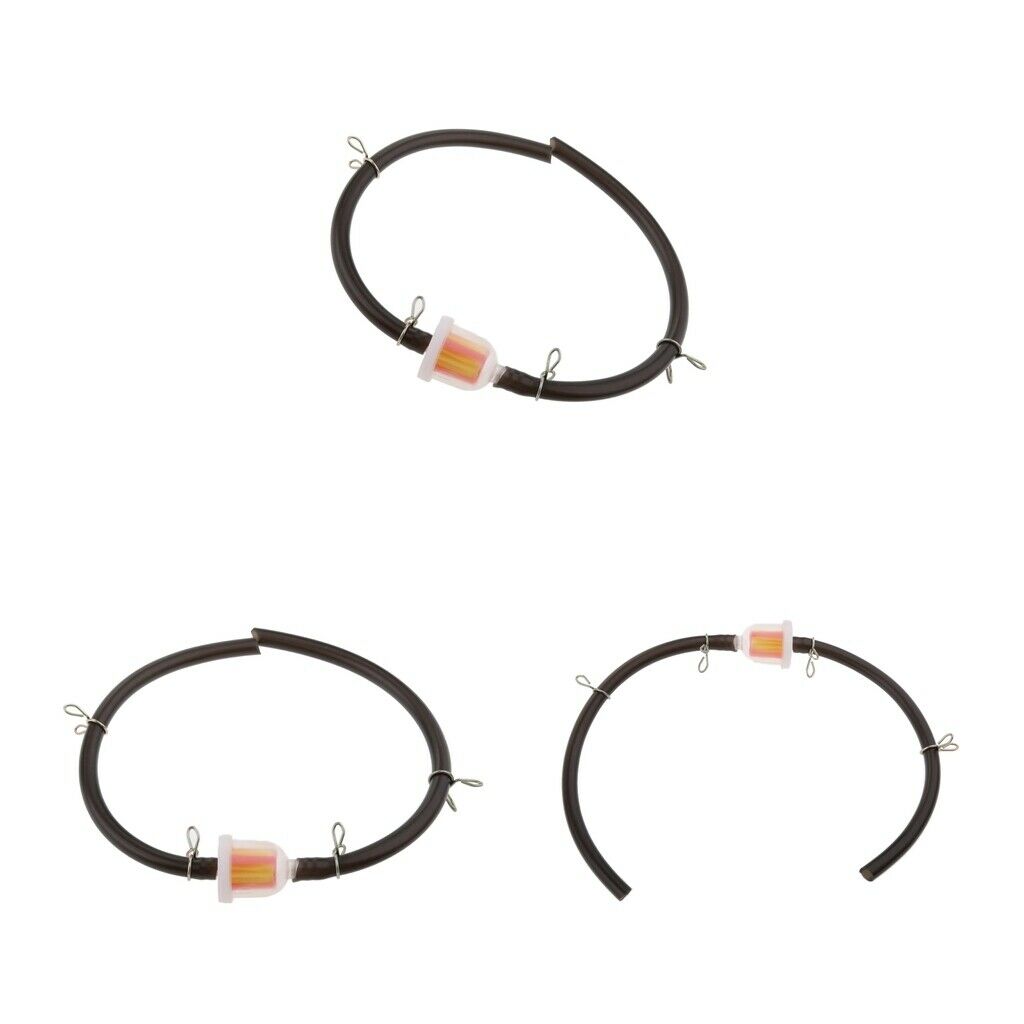 3 Pieces 49cc Mini Gas Hose Line Fuel Filter Kids Dirt Pocket Bike ATV Quad