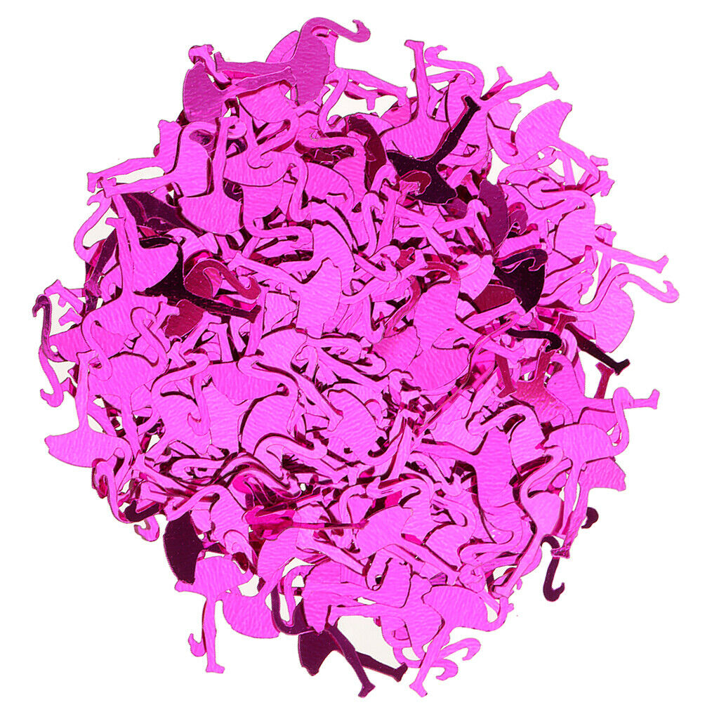 25 Piece Flamingo Straws Table Scatter Confetti Wedding Birthday Party Decor