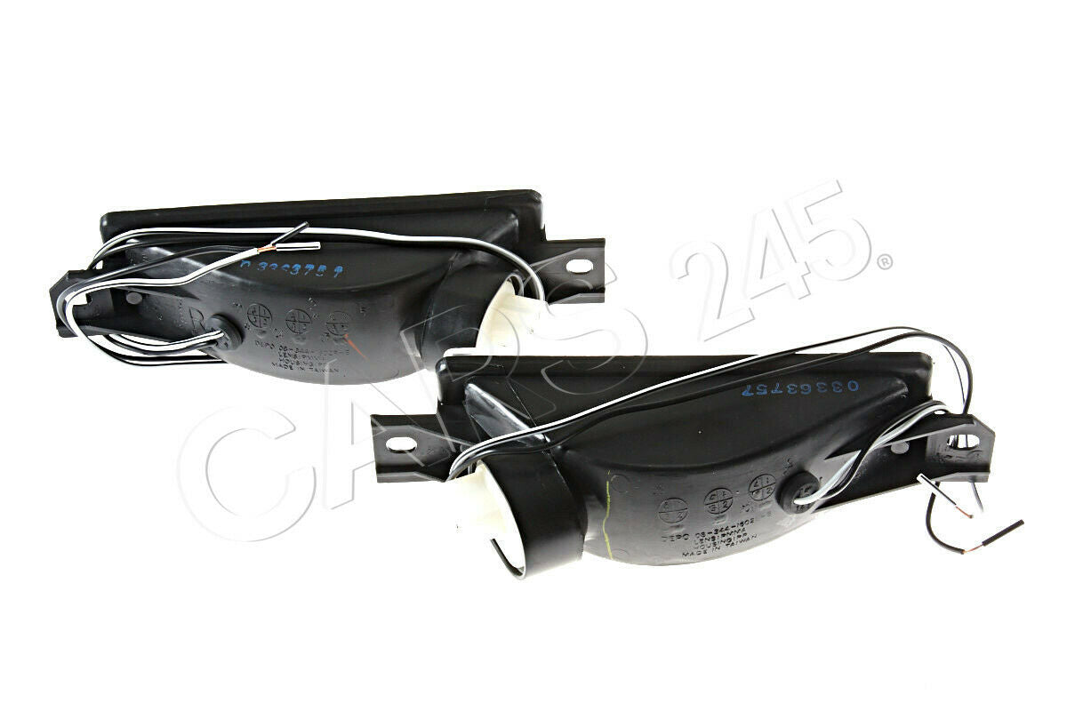 88-91 BMW 3-Series E30 Turn Signals Lights CRYSTAL New!