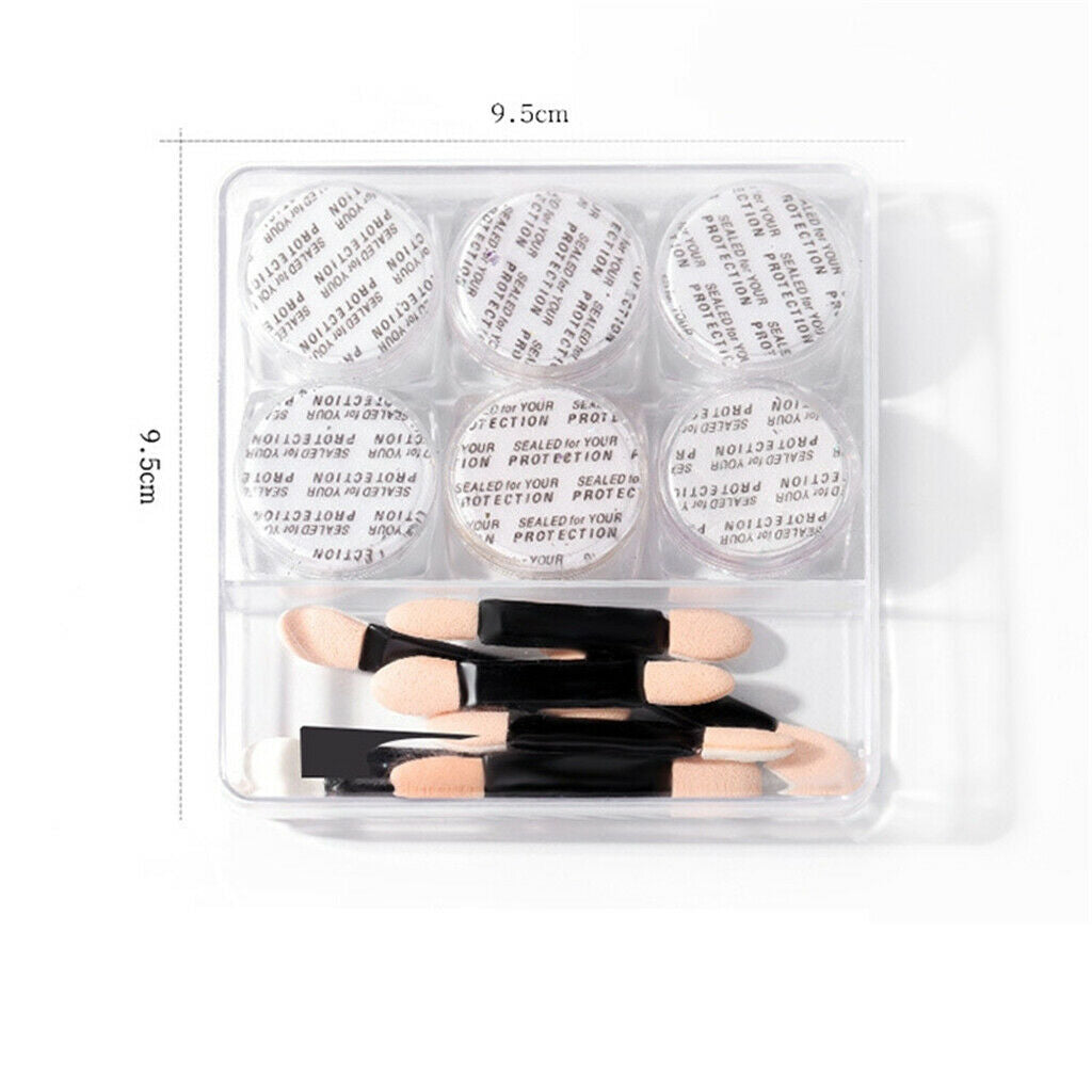 6 Colors Nail Art Glitters Powder Shiny Manicure Sequins Flakes Paillette 03