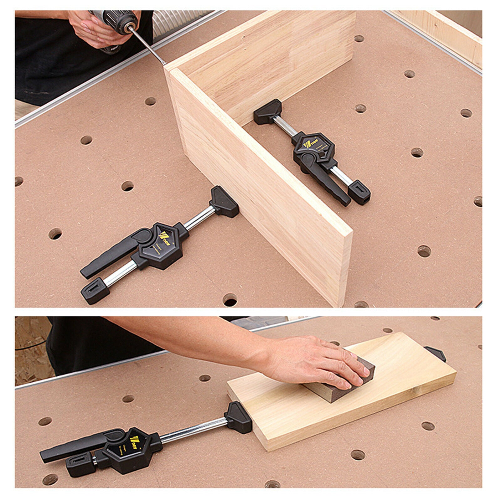 Quick Grip Clamps Bar Clamps for Woodwork Multi-functional Woodworking Clamp for