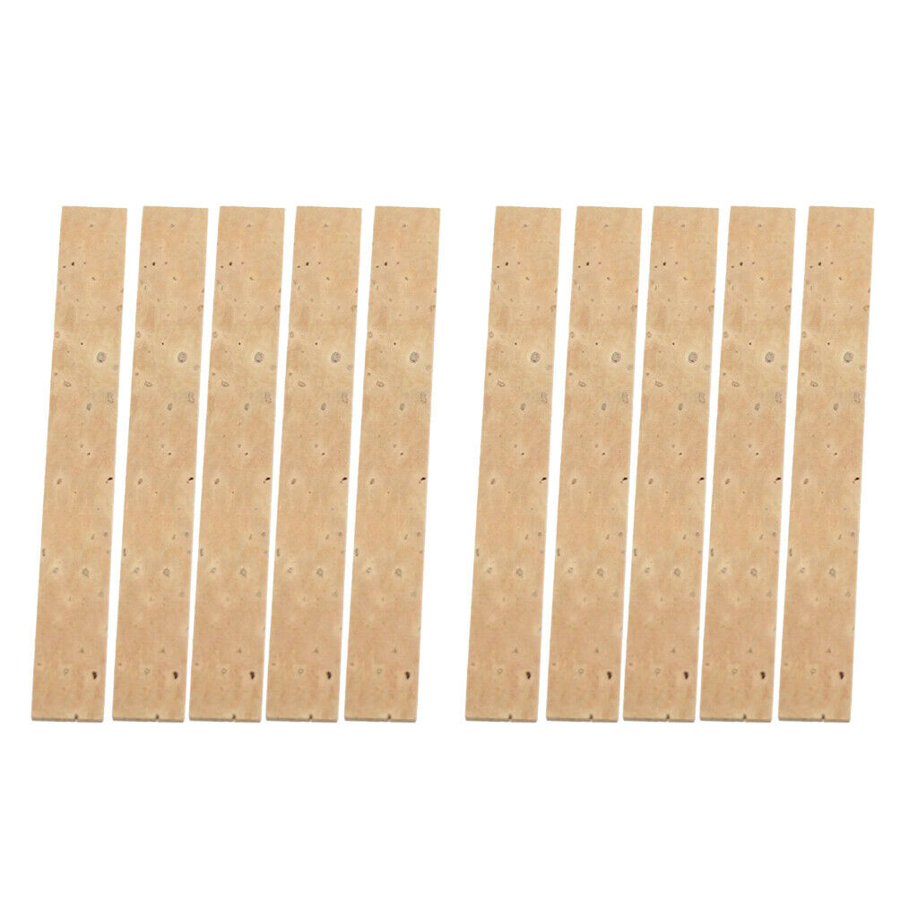 20pcs Natural Clarinet Neck Cork Sheet 4mm Clarinet Joint Cork Clarinet Neck