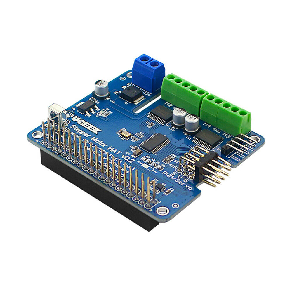 For Raspberry Pi 4 Stepper Motor HAT V2.0 5-12V I2C Interface Expansion Board