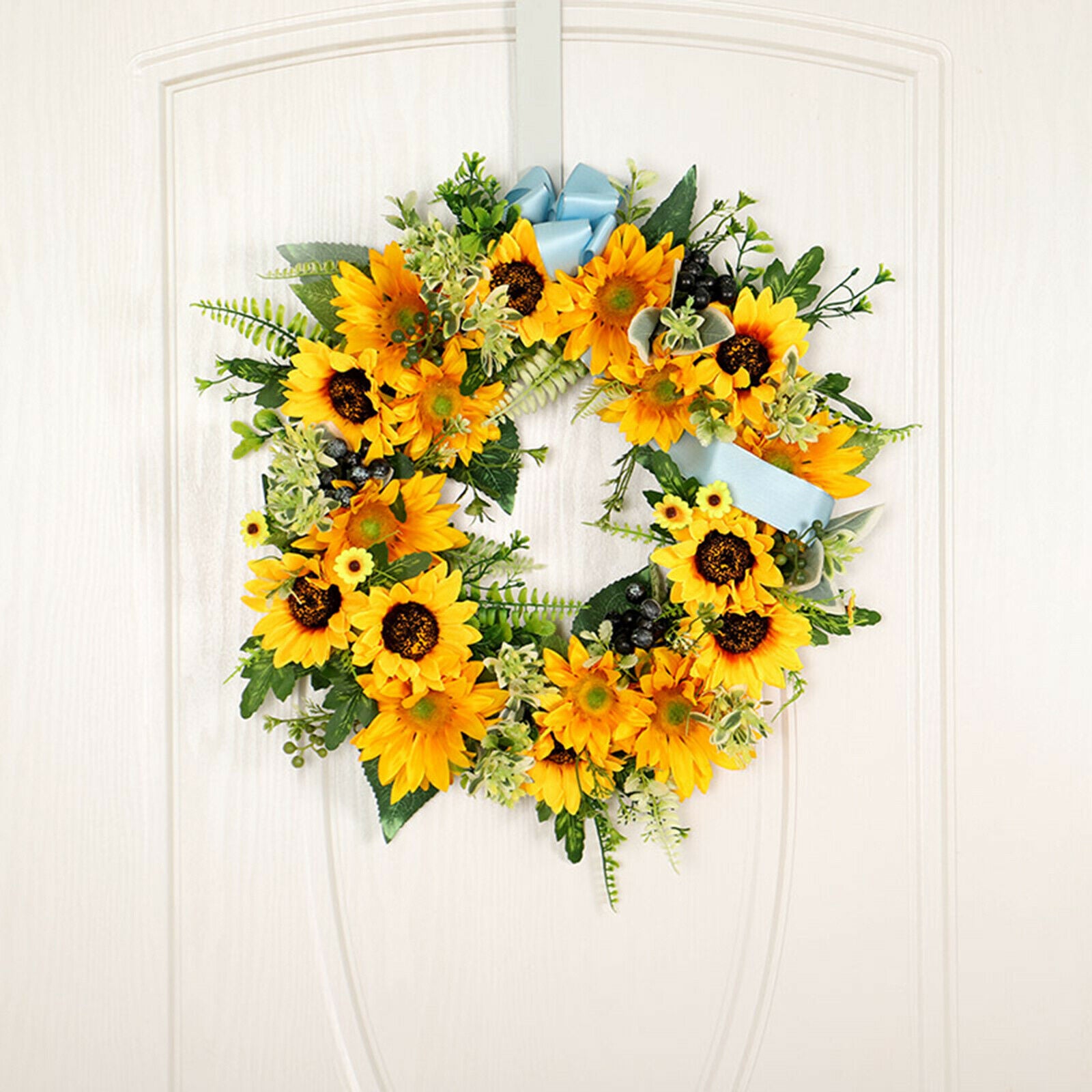 Sun Flower Wreath Flower Pendant Garland Wedding Window Living Room Patio