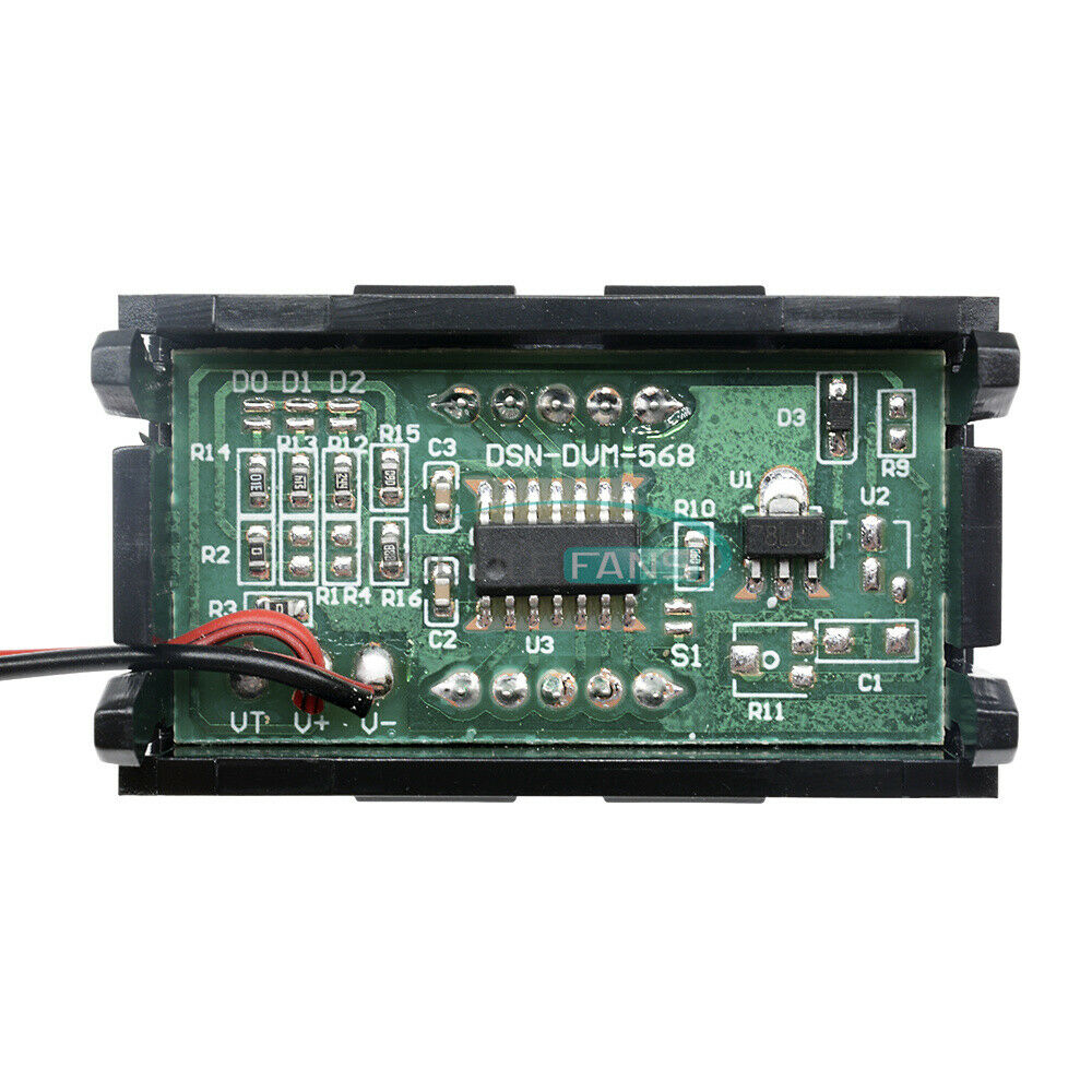 10PCS Red 0.56"Voltmeter LED Panel Three Digital Display Voltage Meter DC4.5-30V