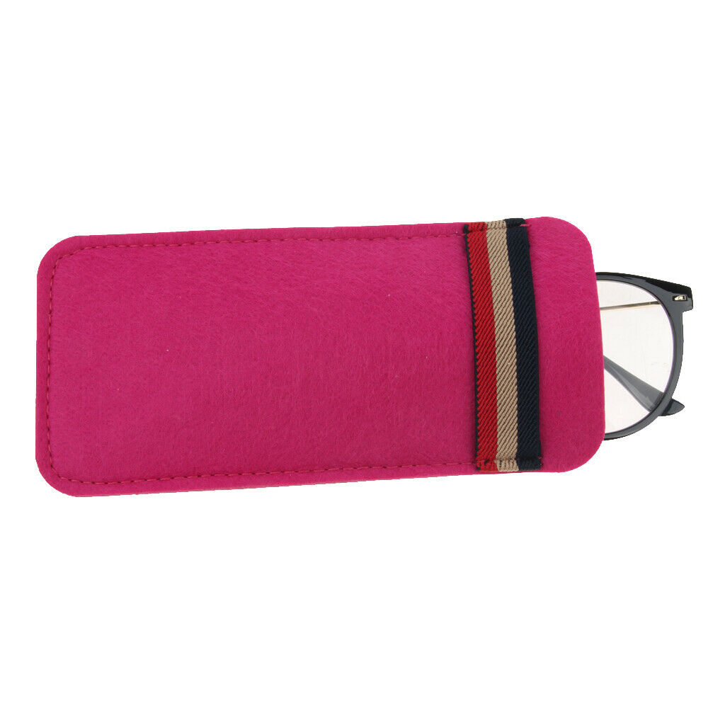 Pack of 3 Men Women Sunglasses Glasses Pouch Case Eyewear Protector Bag Felt -
