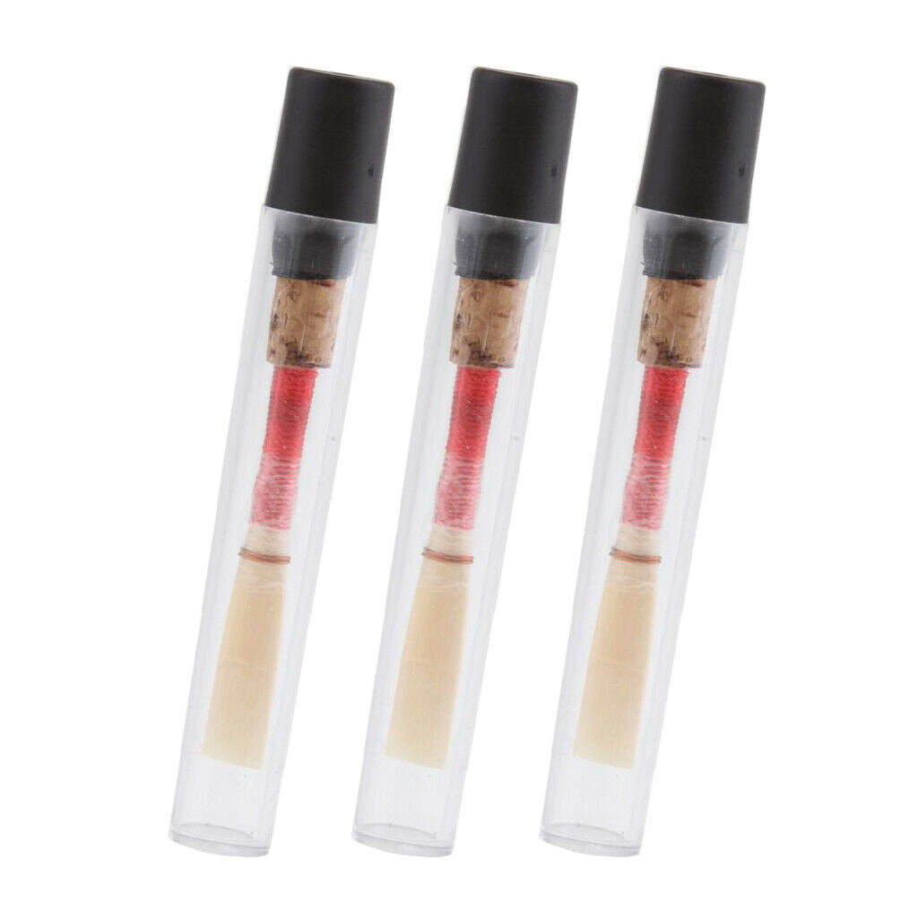 Pack of 3 Oboe Reed, Medium Hard Oboe Reeds Handmade Oboe Reed Cork Wind