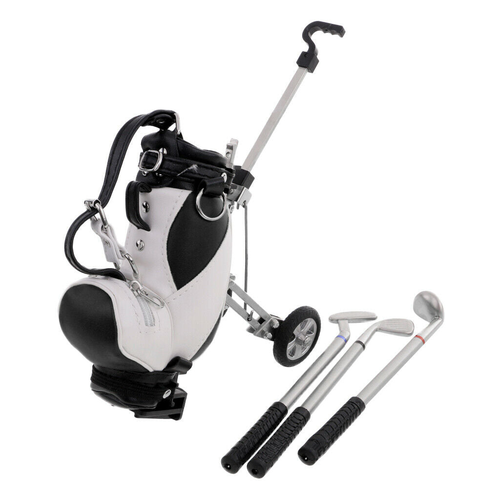 Holder Shape Mini Golf Cart Gifts For Golfer Office Table Decoration