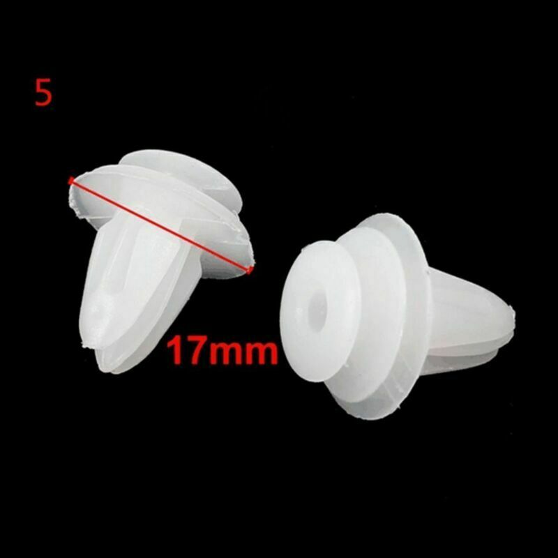 100Pcs 6 Models Car Door Fender Repair Fastener Clip Rivets Screws Push Fastener