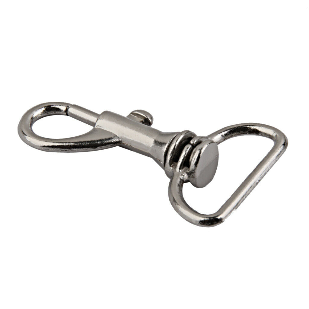 10pcs Heavy Duty D Ring Snap Hooks Trigger Lobster Clasps Clips Dog Lead