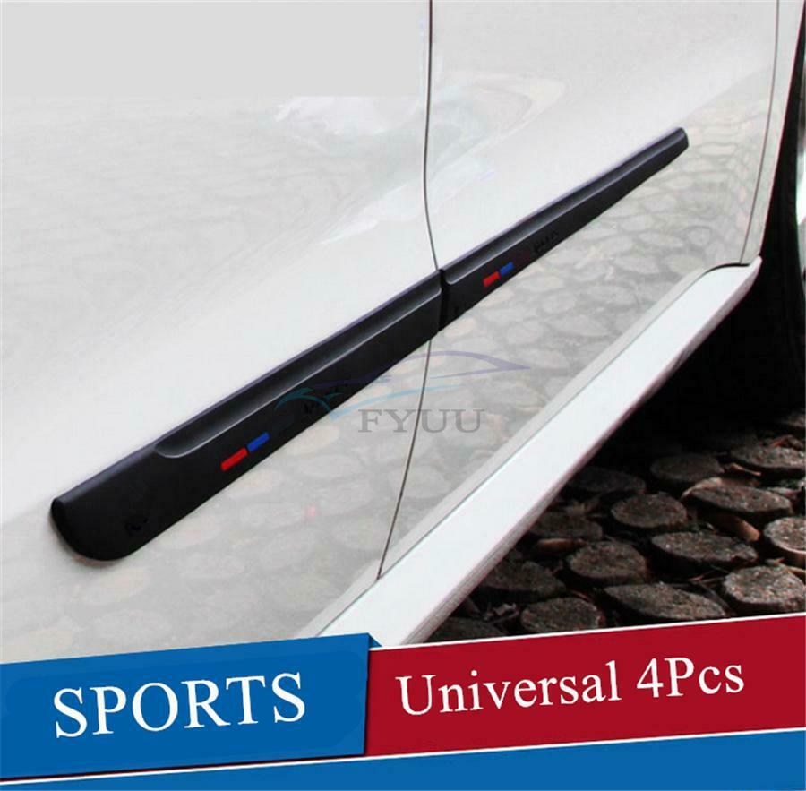 Black PVC Soft Rubber Side Door Side Line Sill Garnish Body Molding Trim Cover