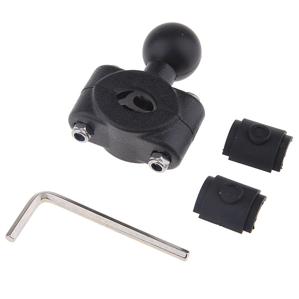 1" Ball (25mm) Adapter Clamp Motorcycle Rear View Mirror Mounts for Phone
