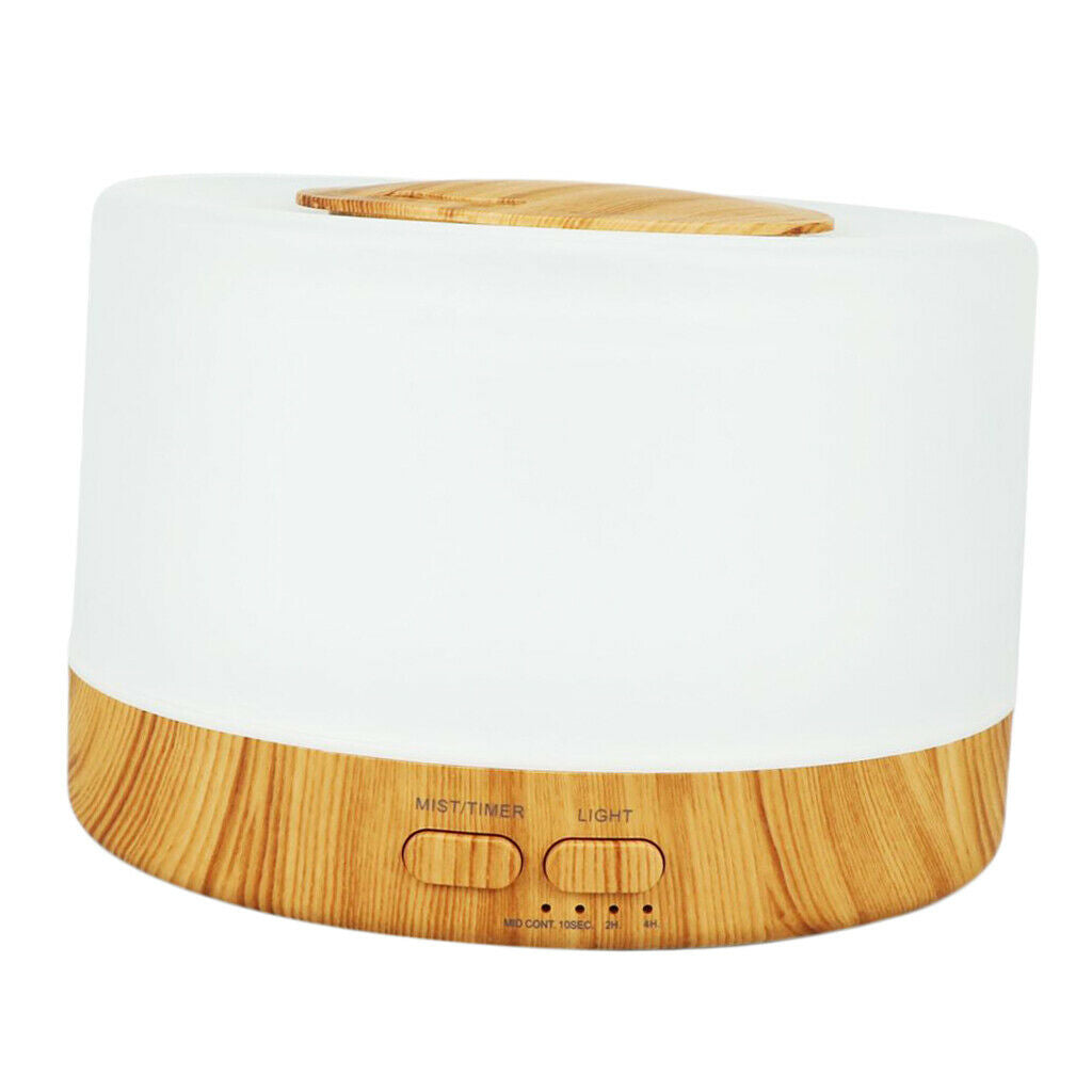 Mist Humidifer Aroma Diffuser Yoga Living Room Bedroom Office UK Wood Grain