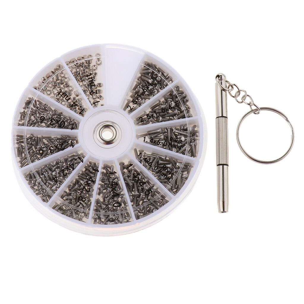 Glasses Screw Nuts Repair Set Screwdriver Made Of Stainless Steel For