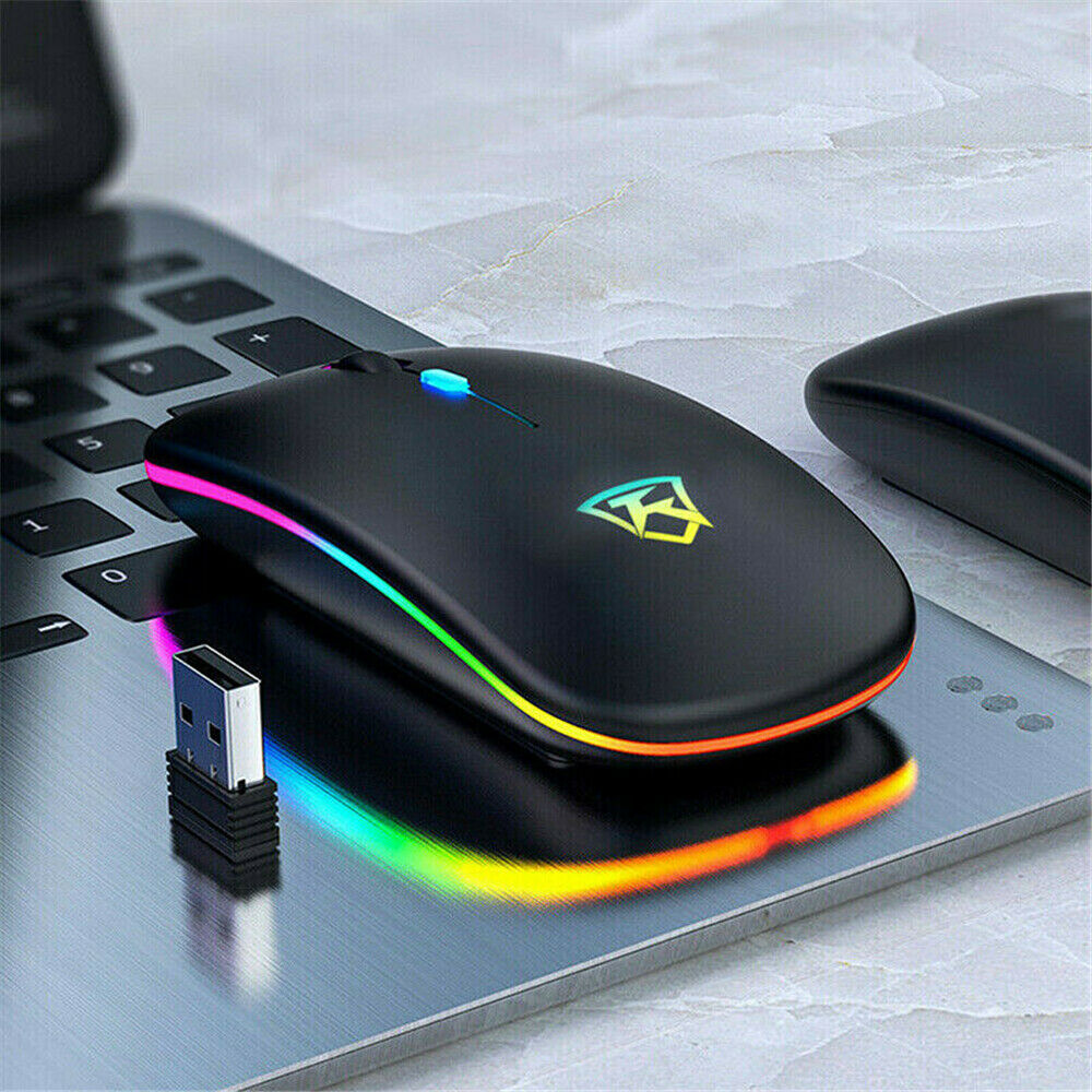 Rechargeable 2.4G 1600DPI Wireless Mouse Silent Optical Mice For PC Laptop Pro