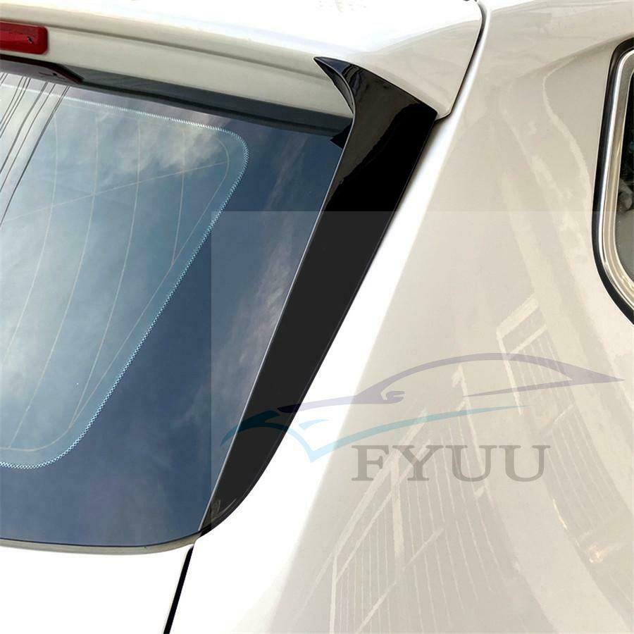 For 2011-2017 BMW X3 F25 Gloss Black Rear Window Spoiler Side Wing Cover Trim