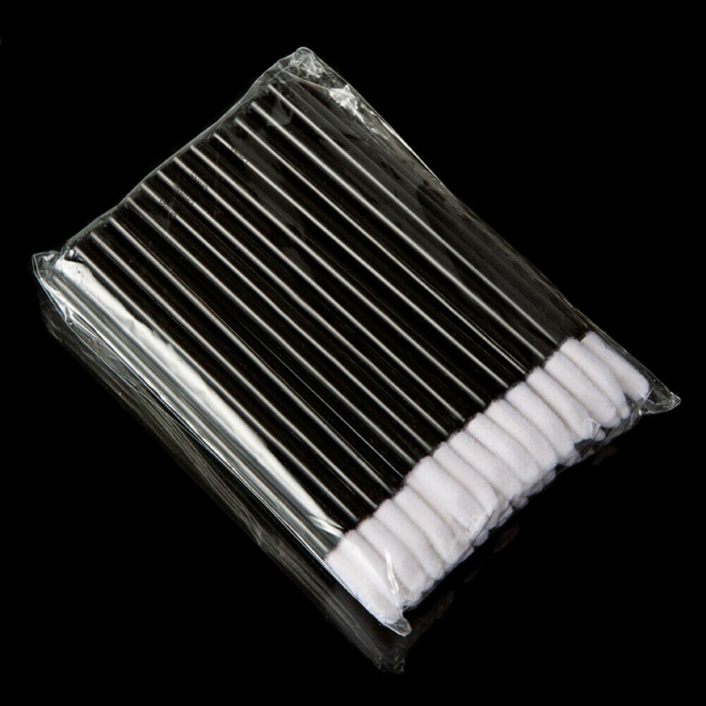 50Pcs Lip Gloss Brush Disposable Wands Lipstick Eyelash Extension Removal Utilit