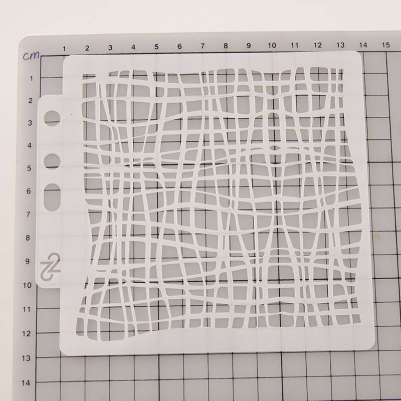 Net Design Stencils Template Painting DIY Scrapbook Album Embossing Card Craft