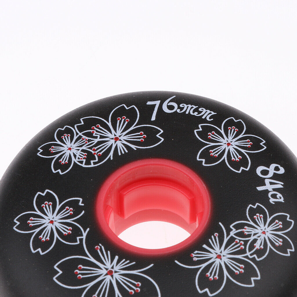 8x Inline Wheel Fitness Roller Skate Replacement Skating Outdoor 76mm+80mm