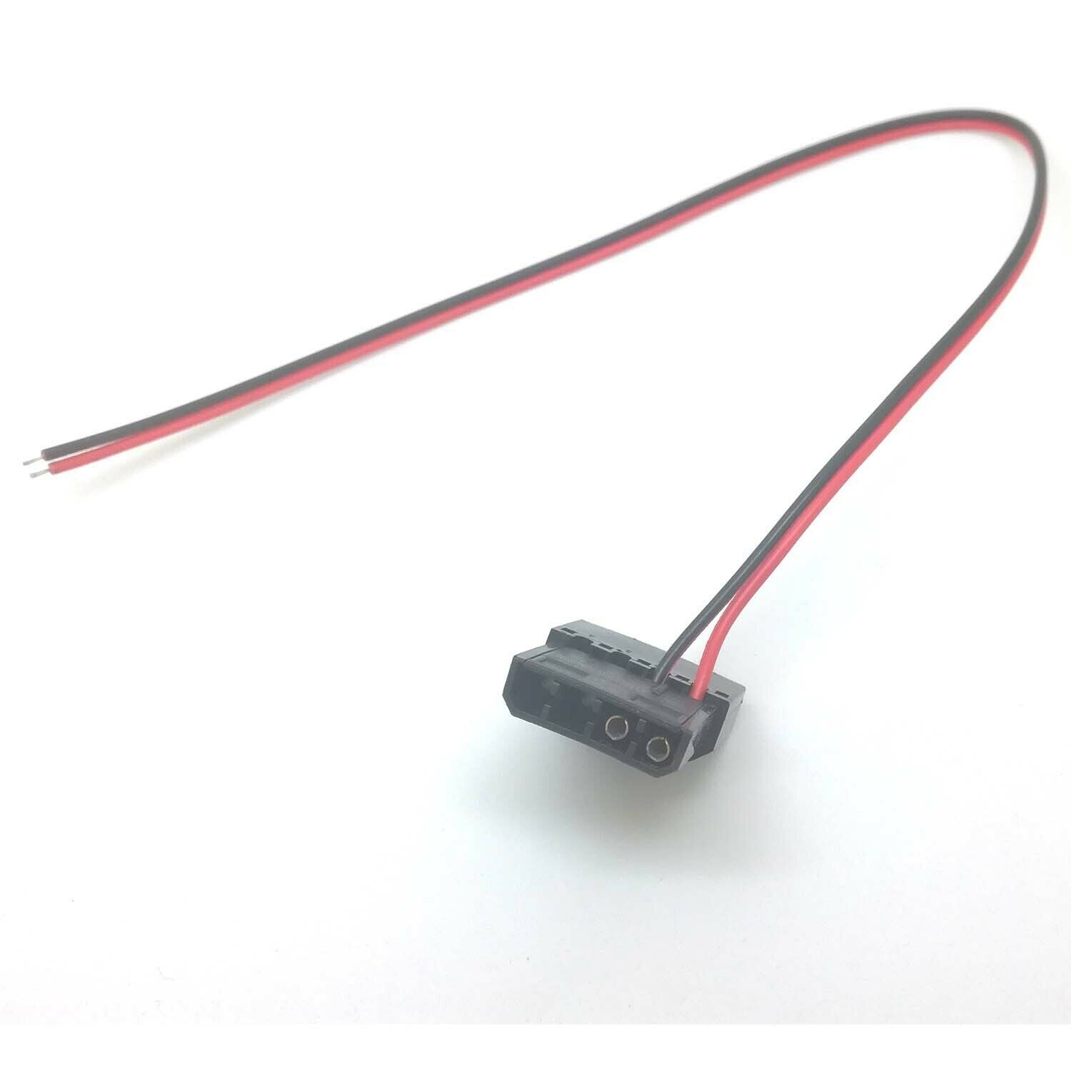 4PIN Molex to 2pin DC Power cable cord 12V/3A for LED SMD PC box 30cm