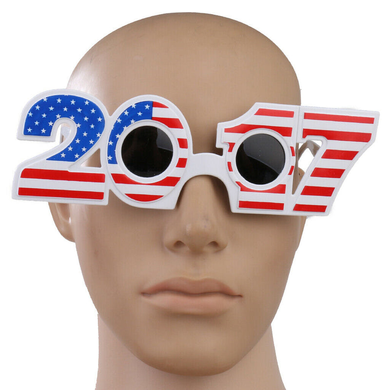 American USA US Flag Stars Strips 2017 Sunglasses Fancy Dress Party Glasses