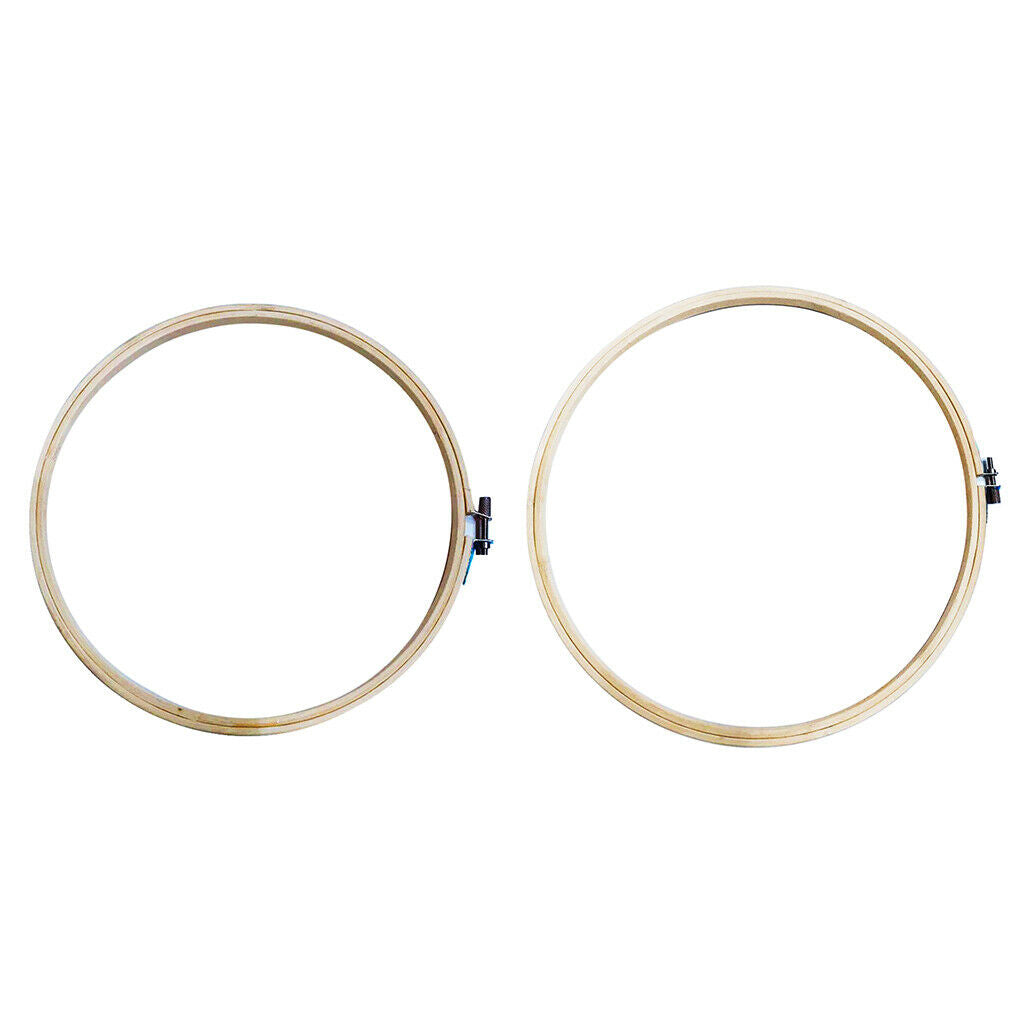 Bamboo Embroidery Frame Hoop Tool Needlework Cross Stitch Craft