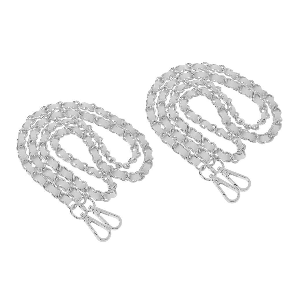 2pcs Metal + Leather Shoulder Bag Replacement