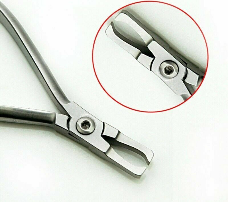 10pcs Dental Straight Bracket Removing Pliers Braces Adhesive Remover Forceps