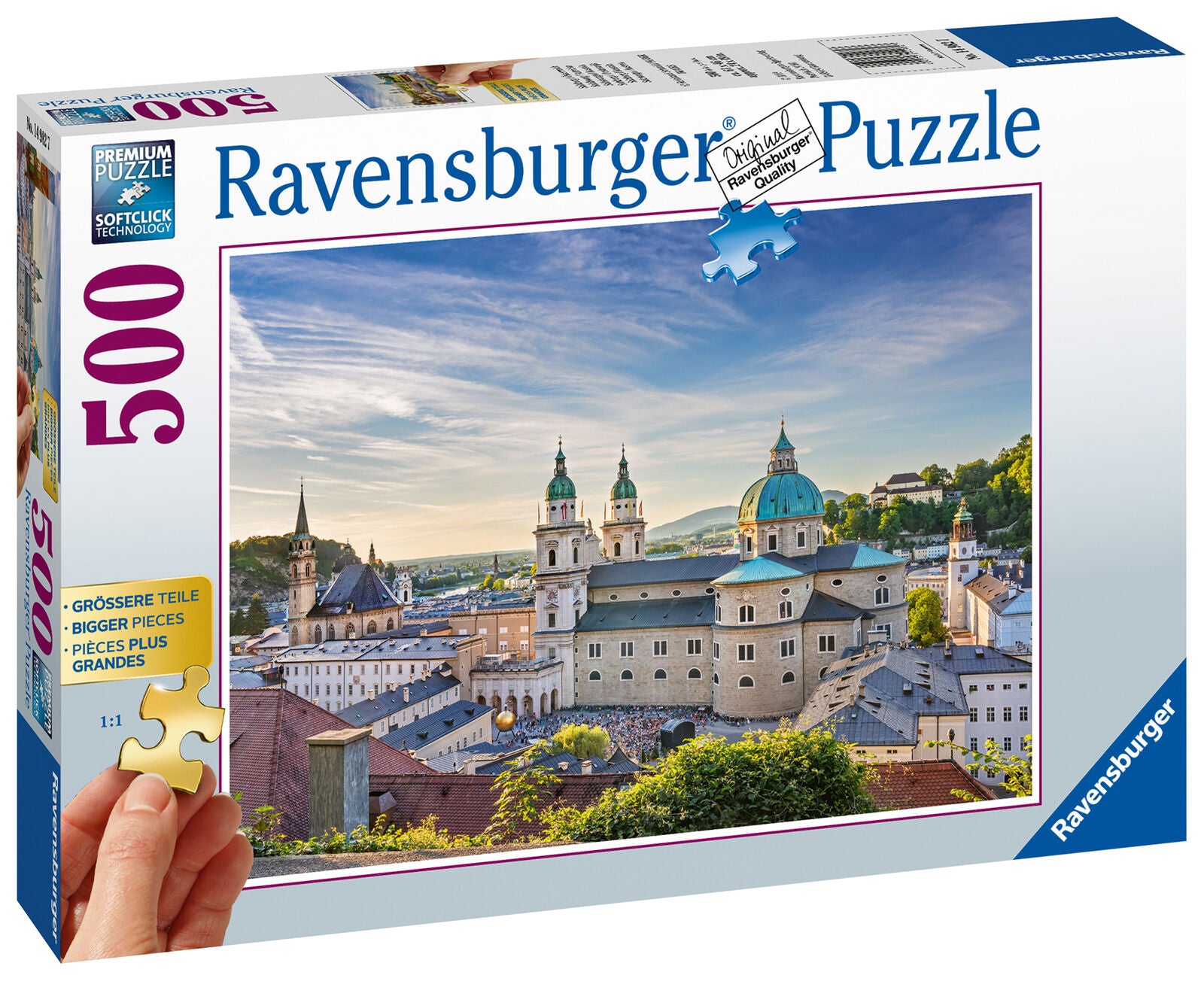 14982 Ravensburger Salzburg, Austria Extra Large Jigsaw Puzzle 500pc Age 10yrs+
