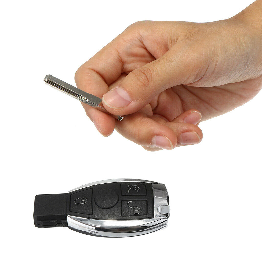 3 Button Smart Remote Key Fob Remote Covers Case 433MHz For Mercedes-
