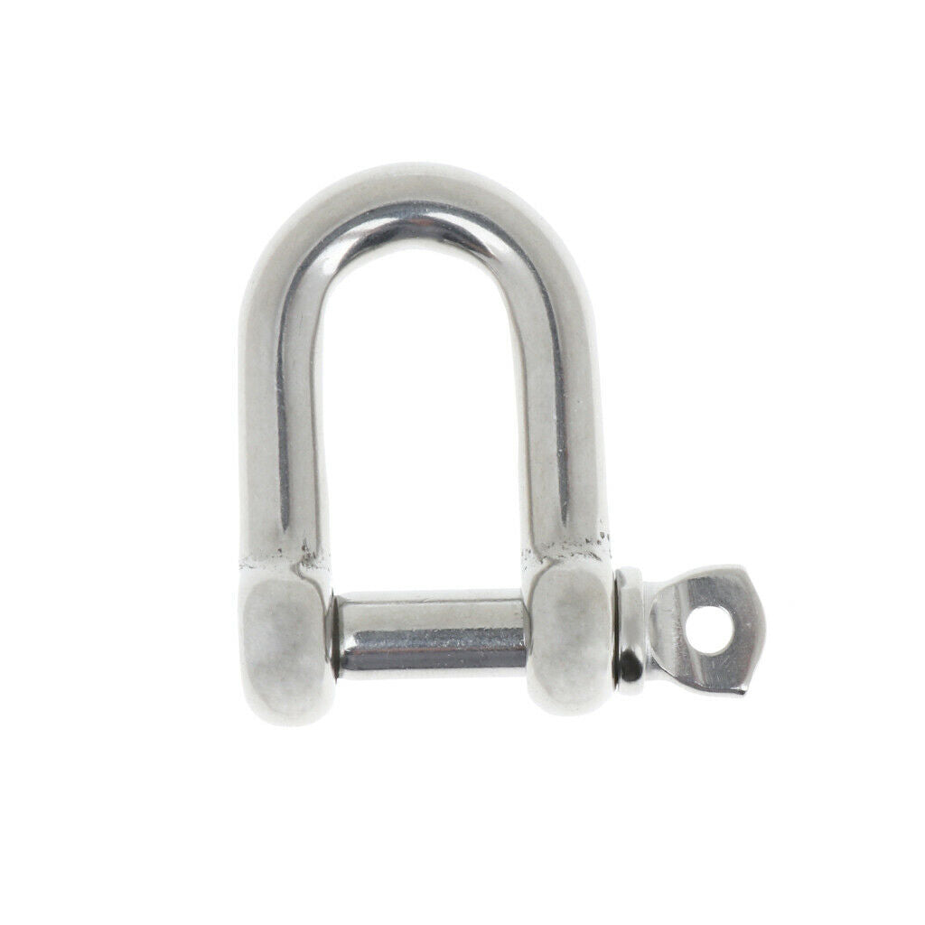 2x Marine Grade 304 D Anchor Chain Rigging Lifting Shackle Pin Fastener