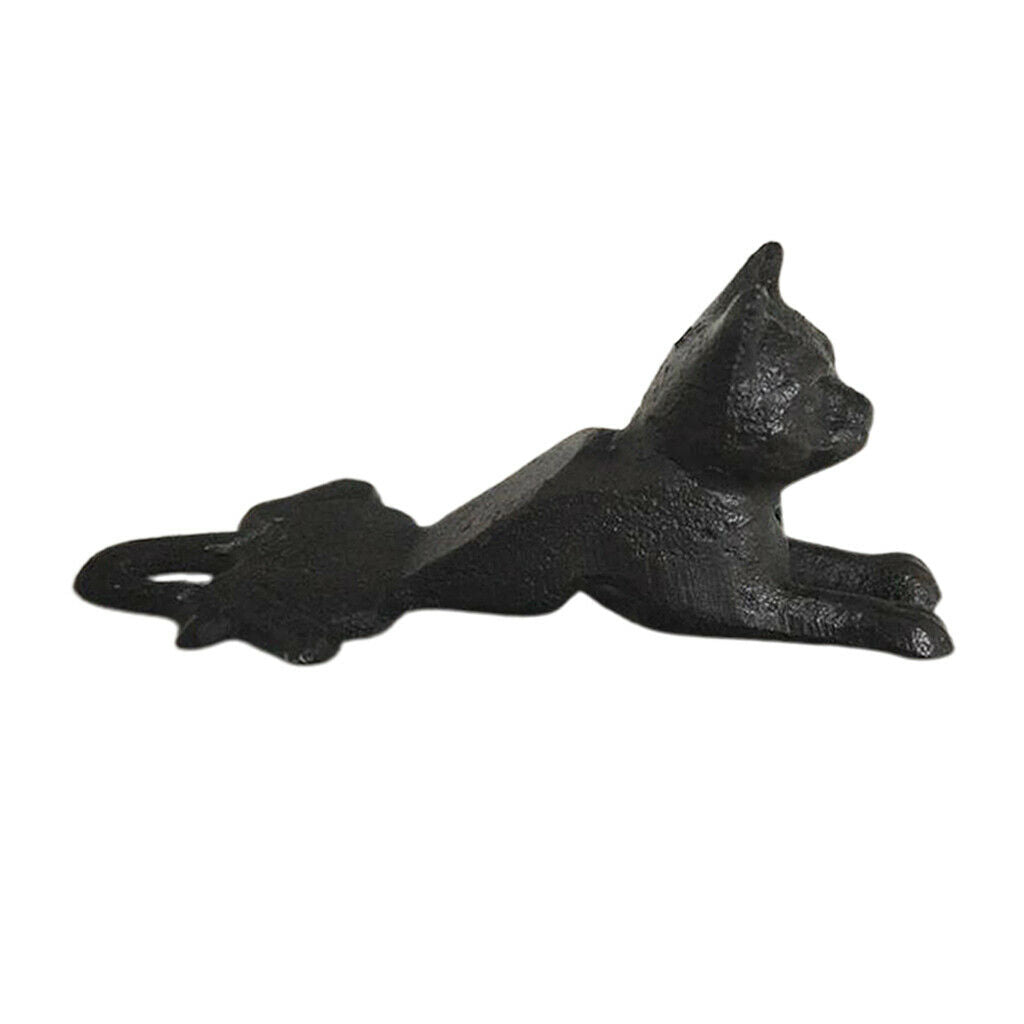 Non-slip Rubber Base Door Stop Door Stay Anti-collision Door Stopper Decor Cat_1