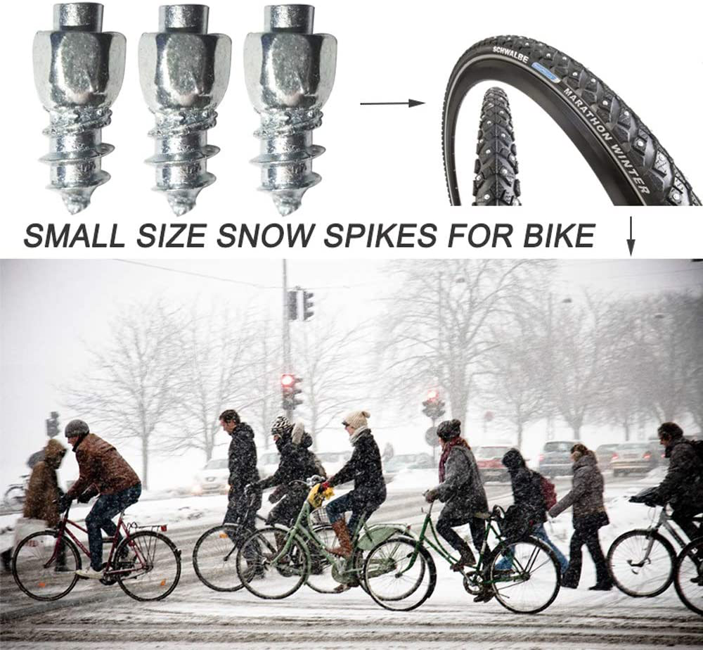 Marrkey 9mm Tires Studs Screw Ice Snow Carbide Spikes Wheel Tyres Studs for Bicy