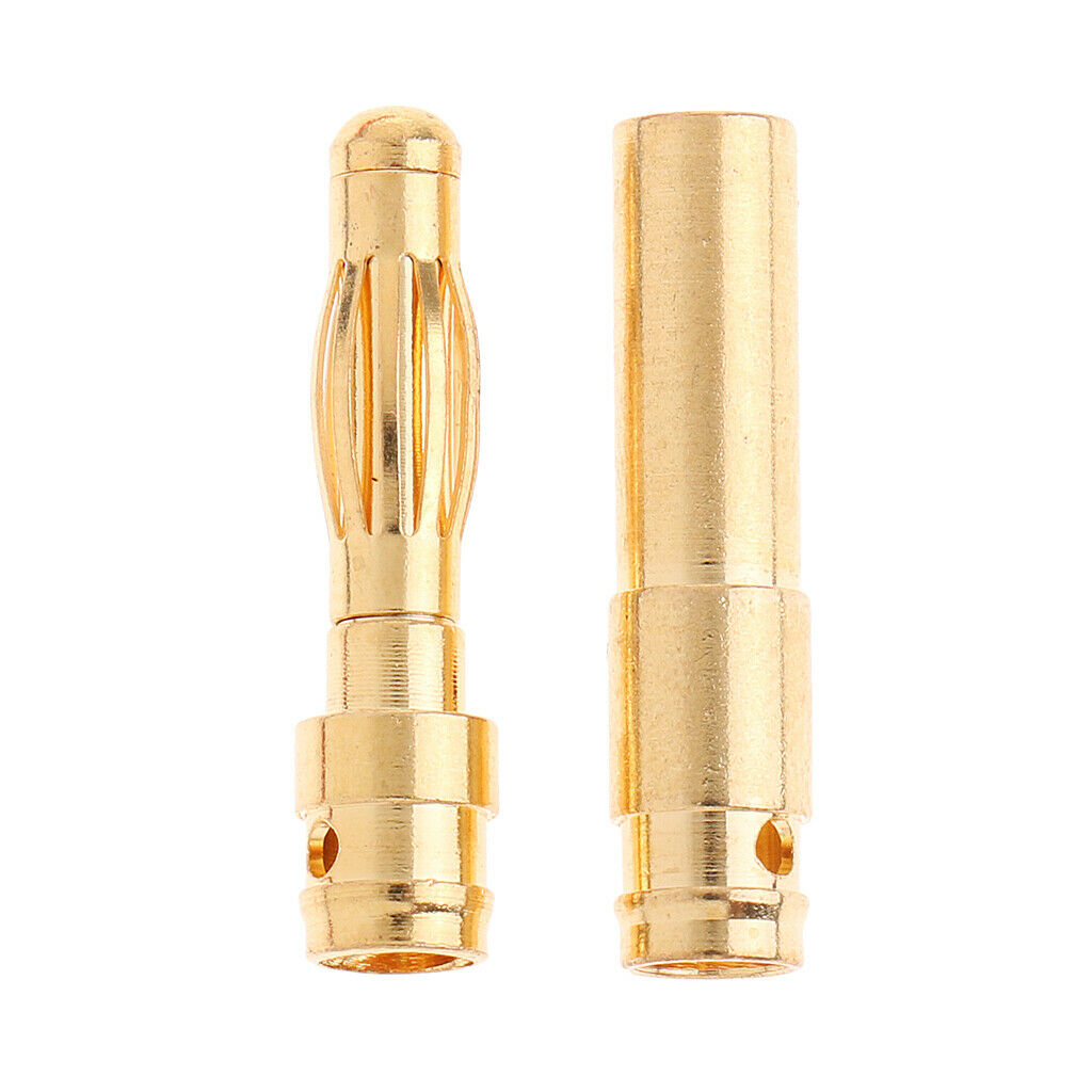 5x HXT Wireless Connectors, 4.0 mm 4mm Banana Bullet  (Male & Female) with Red