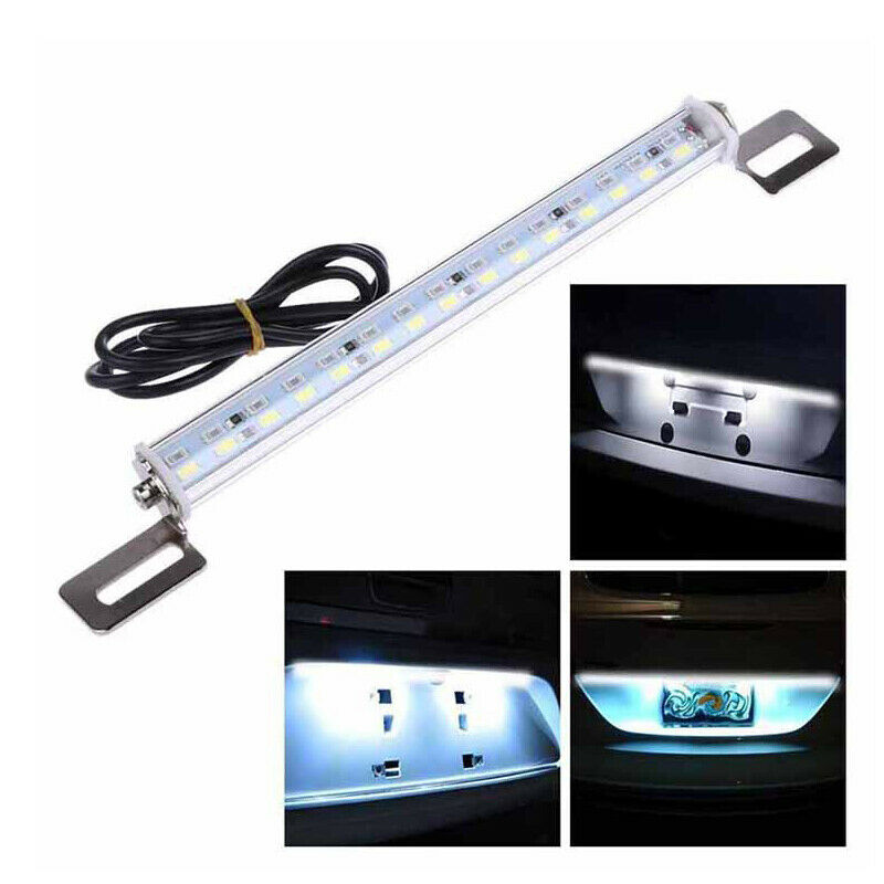 Car LED Reversing Lamp Double Color Stoplight Mini License Plate Signal Light