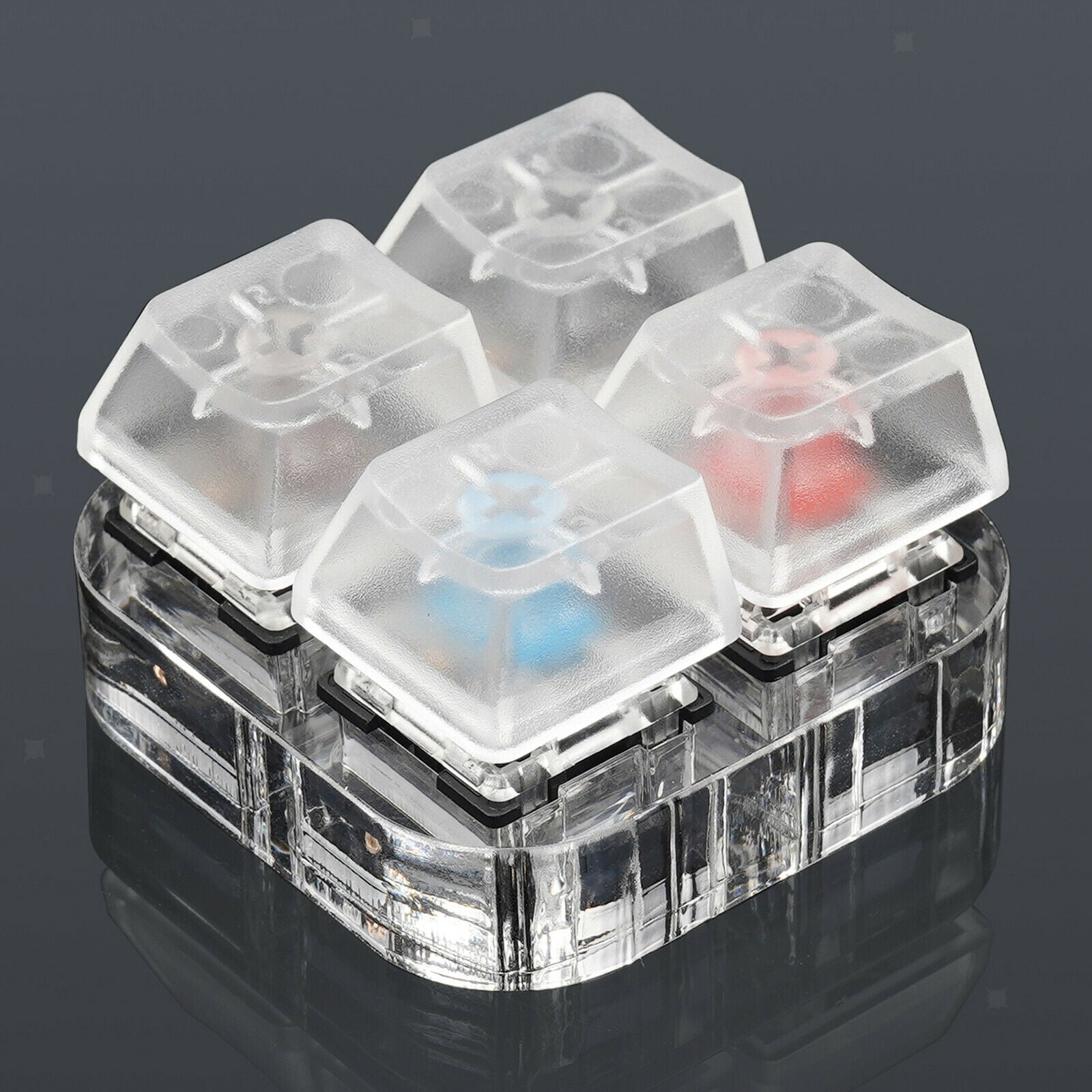 Professional 4 Switch Switches Tester Blank Keycaps for Mechanical Keyboard