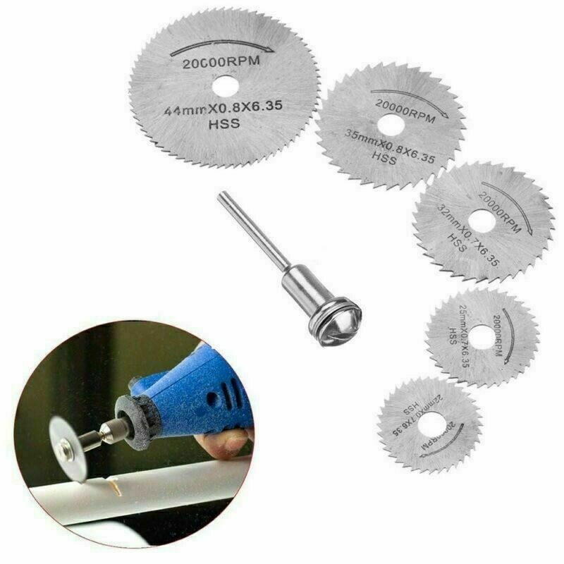 Circular Saw Disc Set Dremel Accessory Drill Rotary Tool Wood Cutting Blade