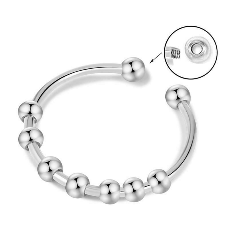Anxiety Ring with Turntable Beads is Suitable for Anxiolytic Stress Gifts
