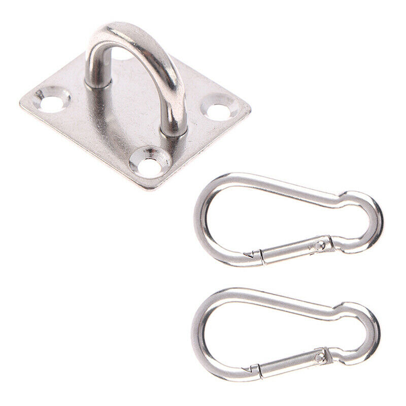 2Sets U-Shaped Hooks Stainless Steel Heavy Duty Multi-Function Hammock .CM Kt
