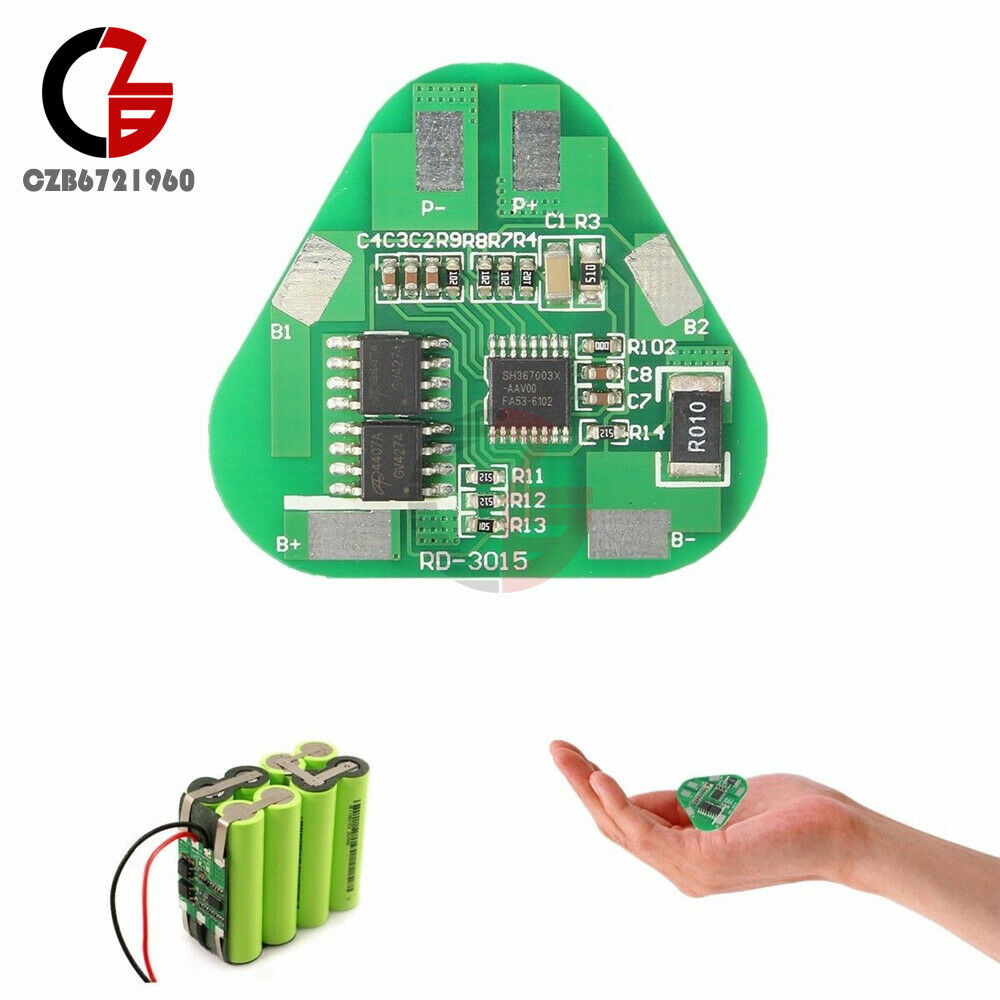 3S 4A Li-ion Lithium Battery Protection PCB Circuit Board 3 Cell 10.8V 11.1V 12V