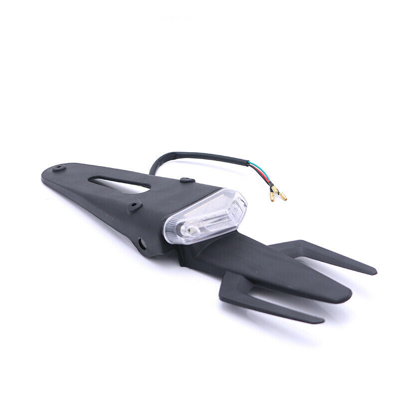 Off-road Dirt Bike Motorcycle Clear Rear Fender Brake Trident Style Tail Light