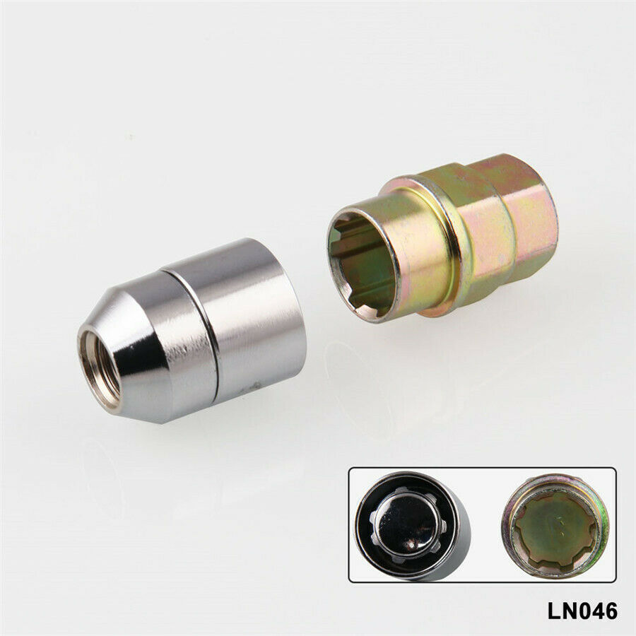 Anti Theft Security Lock 12x1.5 Nut Wheel Lug Nut 1 Key+4 Locks For Car