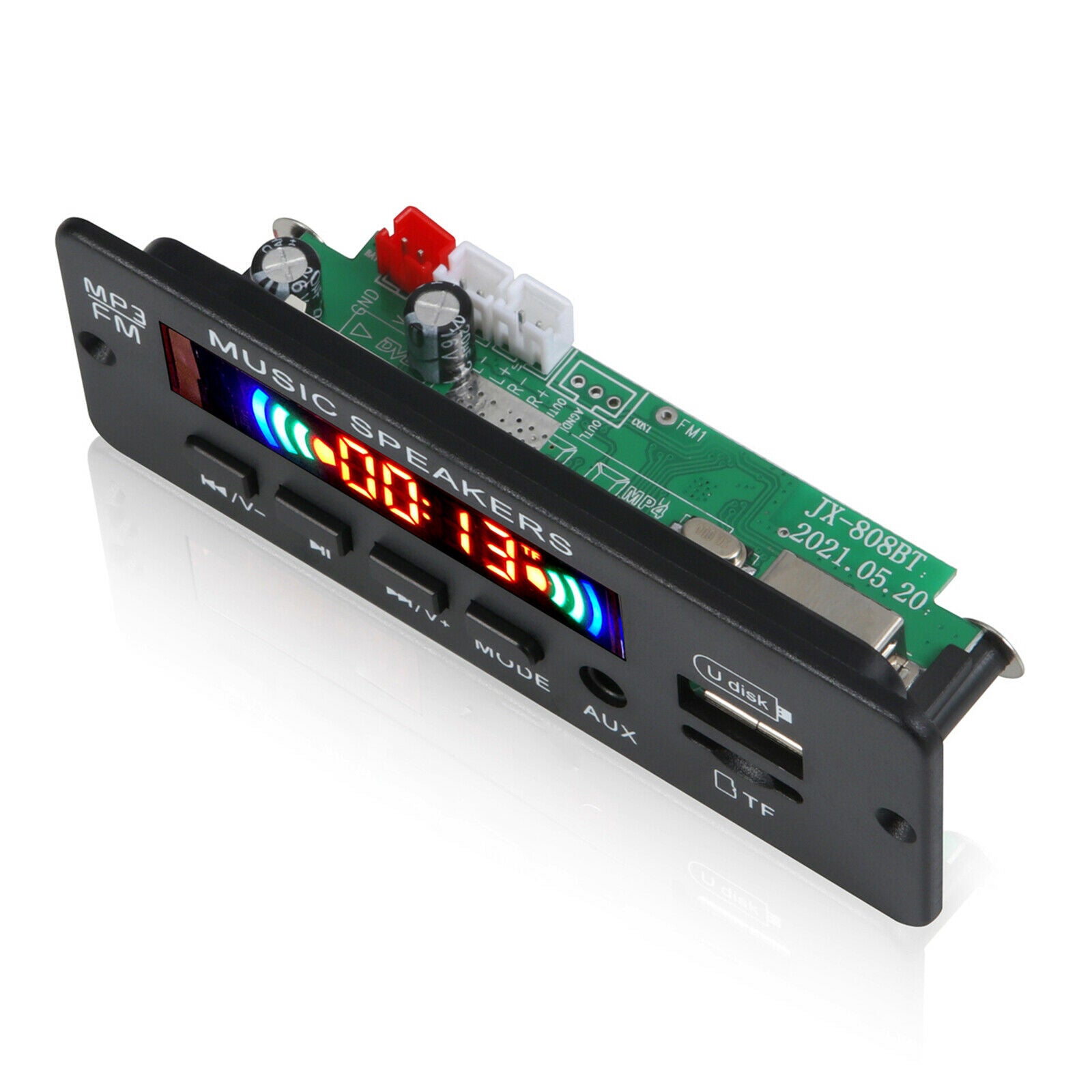 Bluetooth MP3 Player Decoding Board Module Amplifier Audio Support FM TF USB