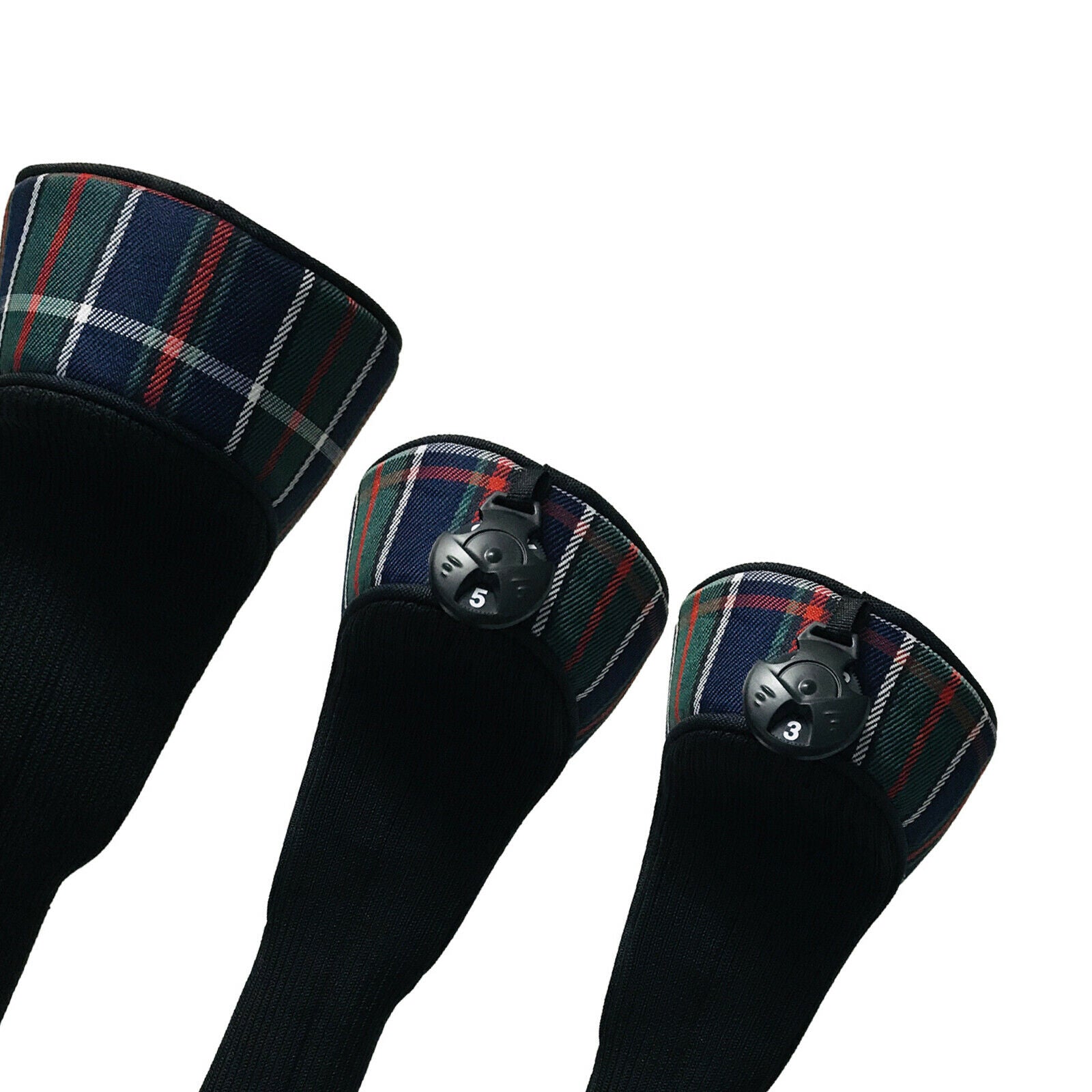 3x Universal Golf Club Head Covers Driver / Fairway / Hybrid / Putter No. 1 3 5