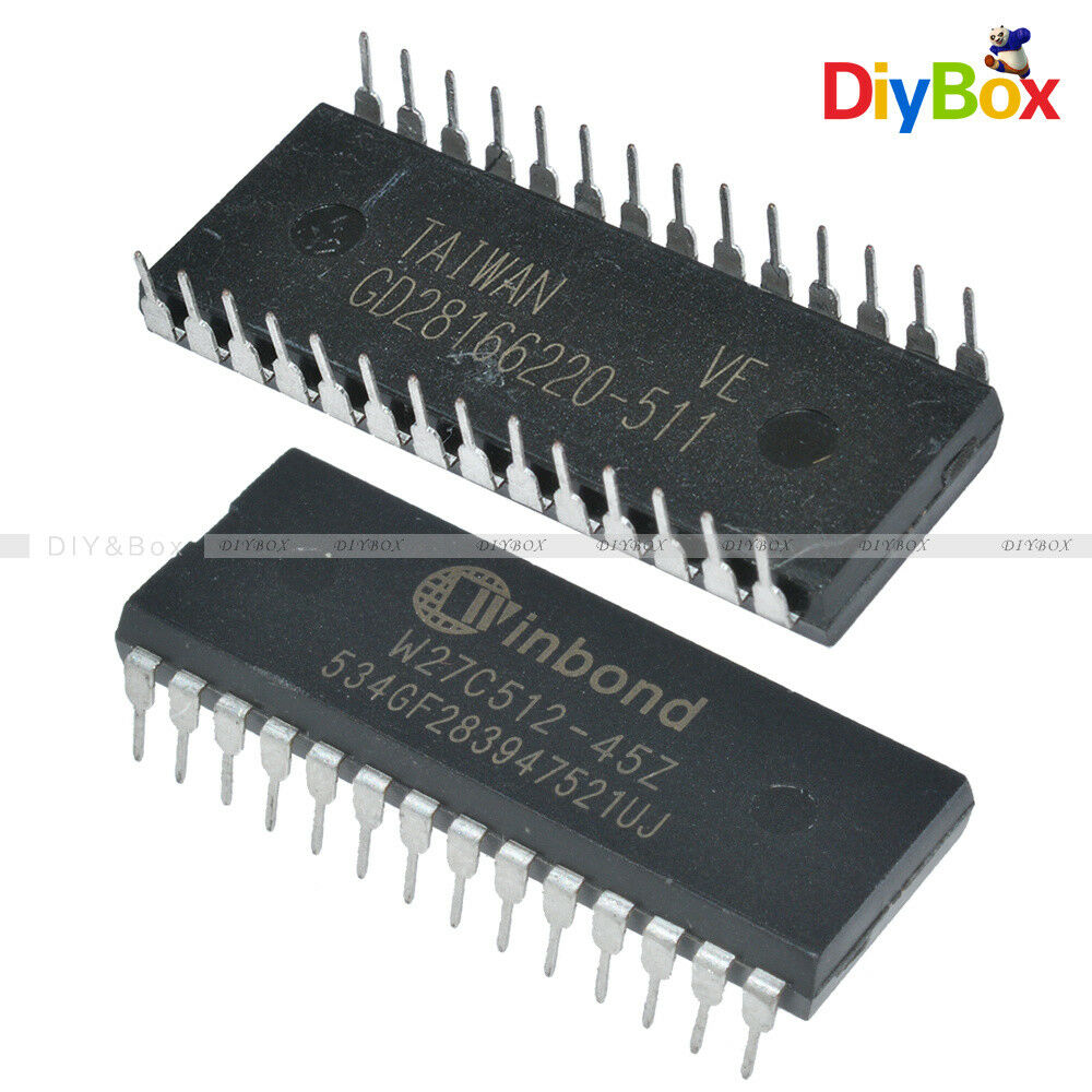10PCS W27C512 W27C512-45Z DIP IC EEPROM 512KBIT 45NS Winbond Eeproms
