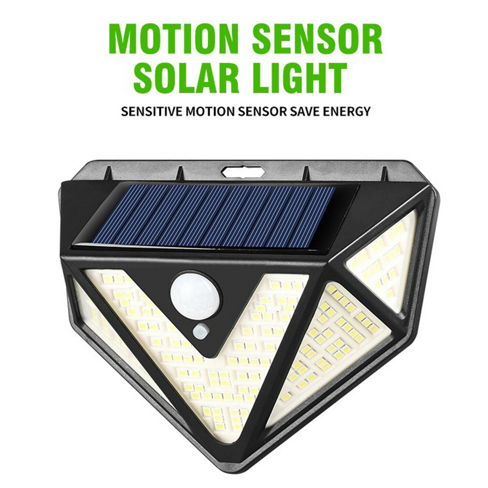 Solar Motion Sensor Lights, 166 LED Outdoor Security Wall Lights for Front Doors