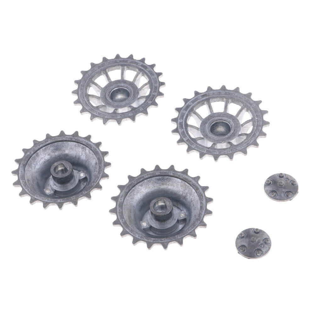 4 Pieces 5.5cm Driving Wheel for 1/16 RC German Tiger/Panther Tank Accessory