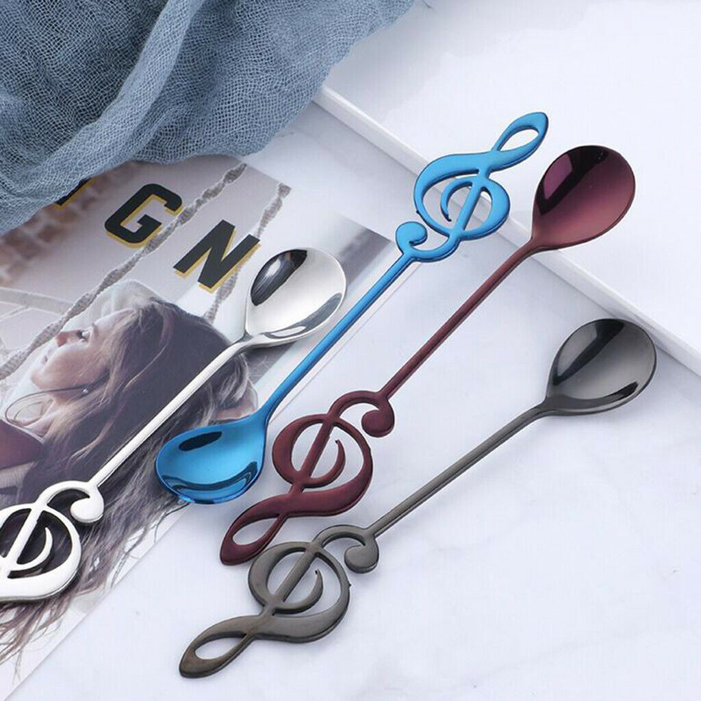Stainless Steel Coffee Spoon Cocktail Stirring Spoons Multicolor PinkGold